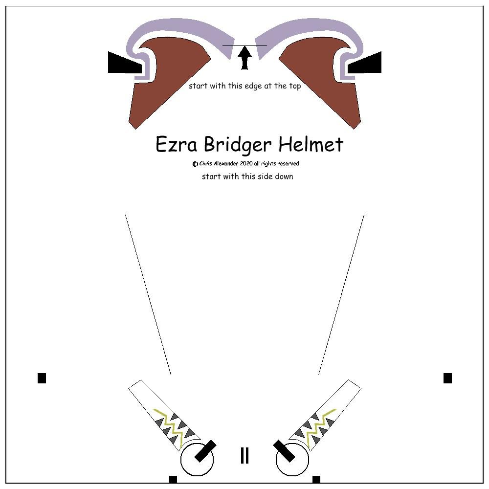 Ezra Bridger’s Helmet – Star Wars Origami